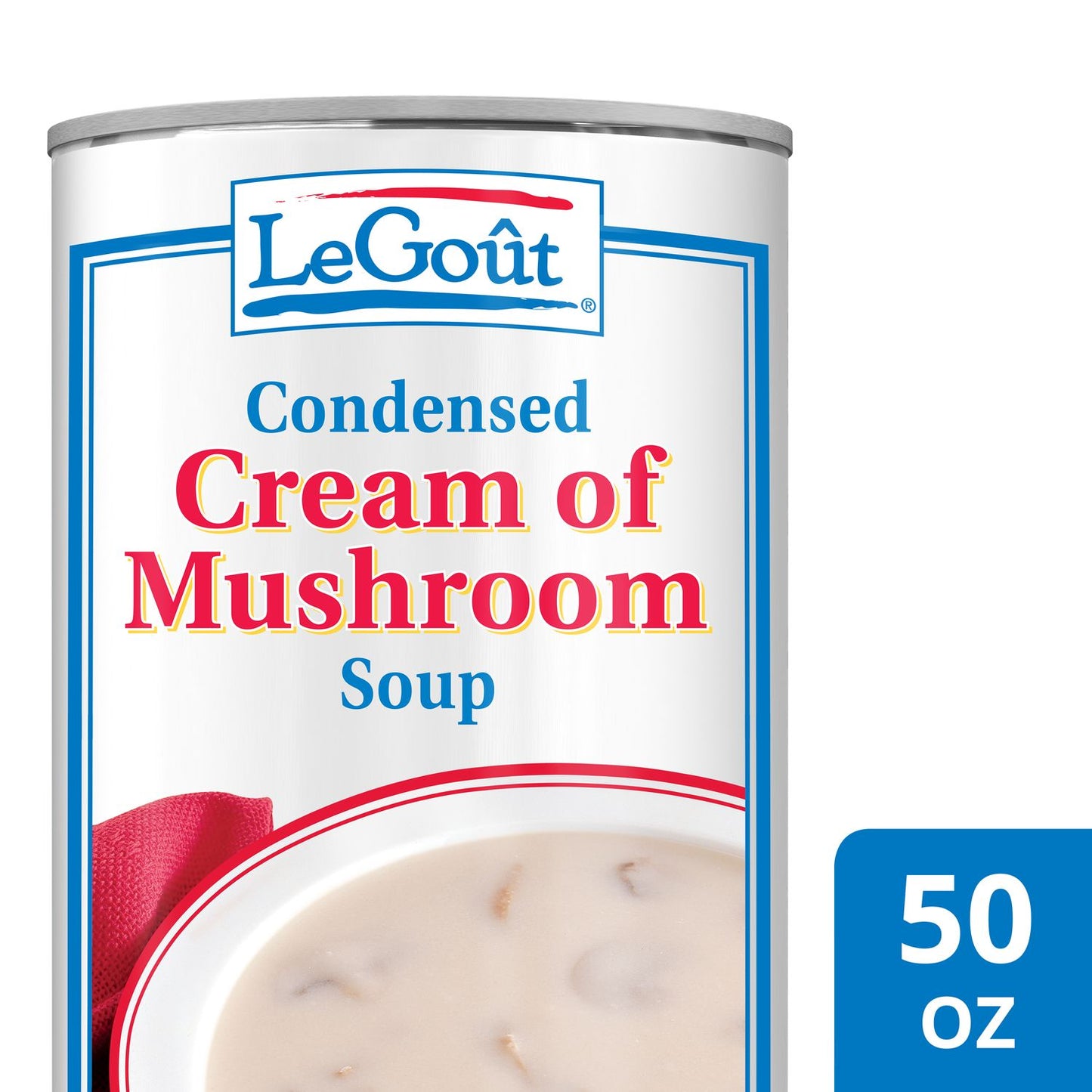 Legout Soups Cream Of Mushroom 50 Ounce Size - 12 Per Case.