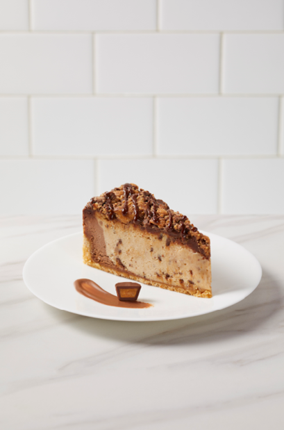 The Cheesecake Factory Bakery 10 Inch 14 Slice Reese's Peanut Butter Cheesecake 80 Ounce Size - 2 Per Case.