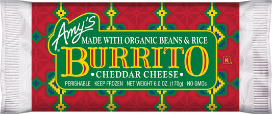 Bean & Cheese Burrito 6 Ounce Size - 12 Per Case.