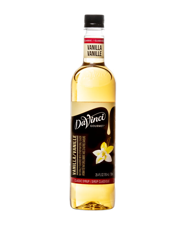 Davinci Gourmet Gourmet Vanilla Syrup 750 ML - 12 Per Case.