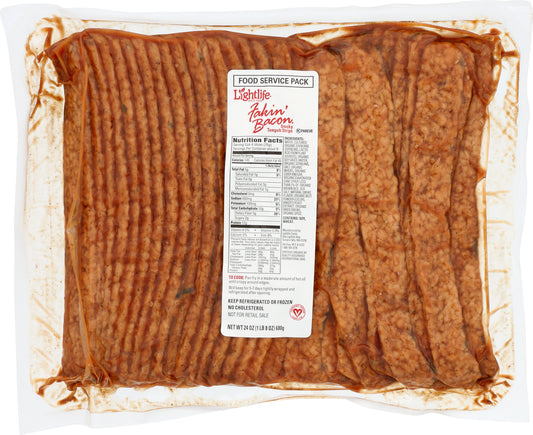 Lightlife Smokey Tempeh Strips 6 Pound Each - 1 Per Case.