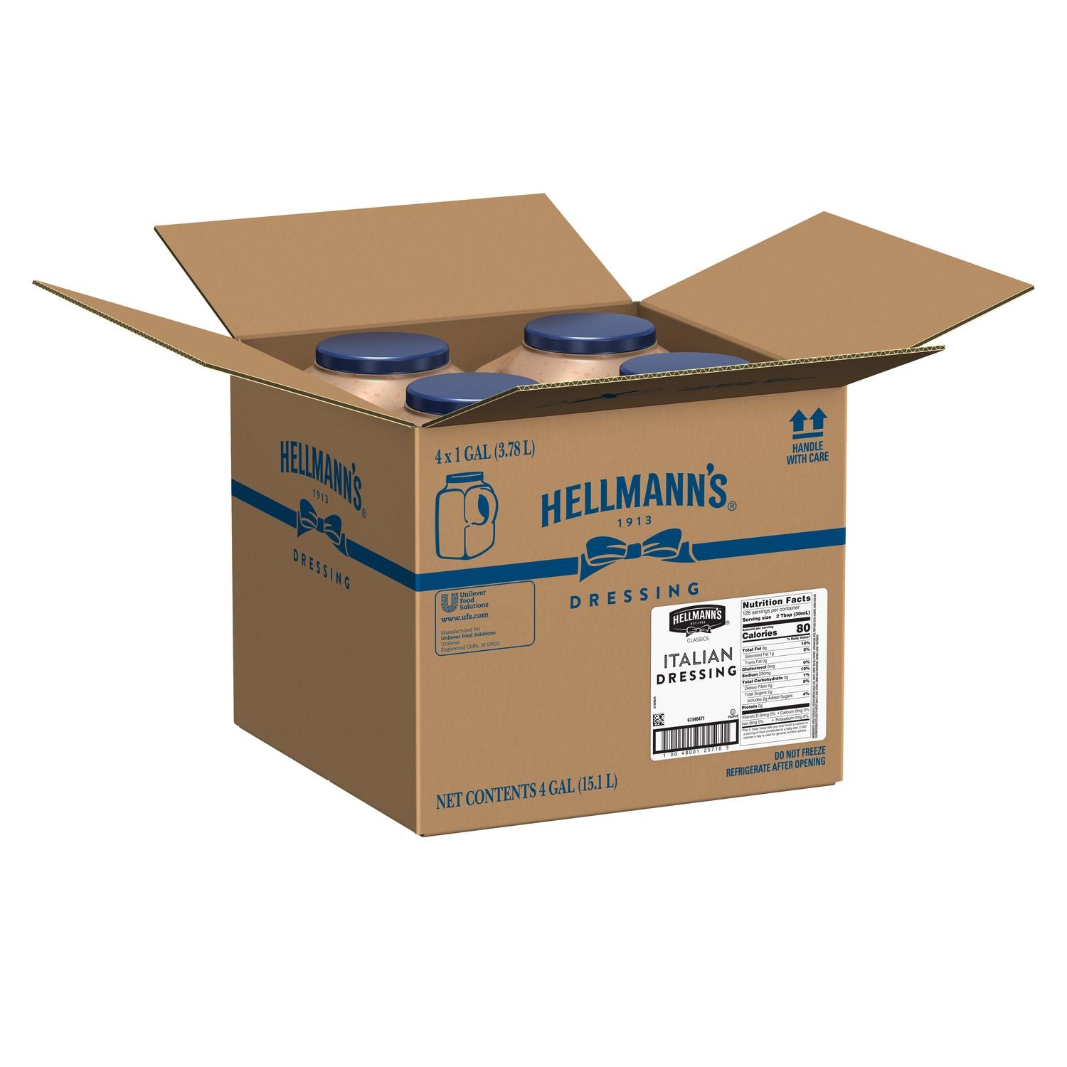 Hellmann's Dressingscondiments Classic Italian Ga 1 Gallon - 4 Per Case.