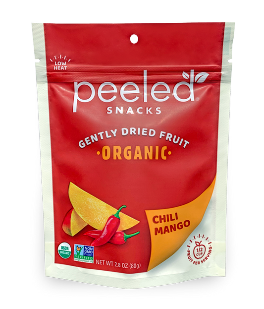 Peeled Snacks Mango With Akick 2.8 Ounce Size - 12 Per Case.