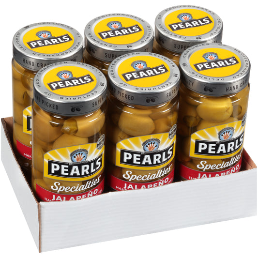 Olives Jalapeno Stuffed Queen 7 Ounce Size - 6 Per Case.