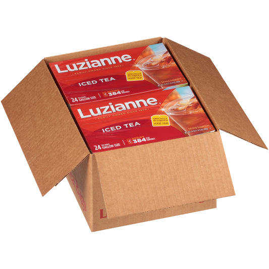 Luzianne Tea Carton 24 Count Packs - 4 Per Case.