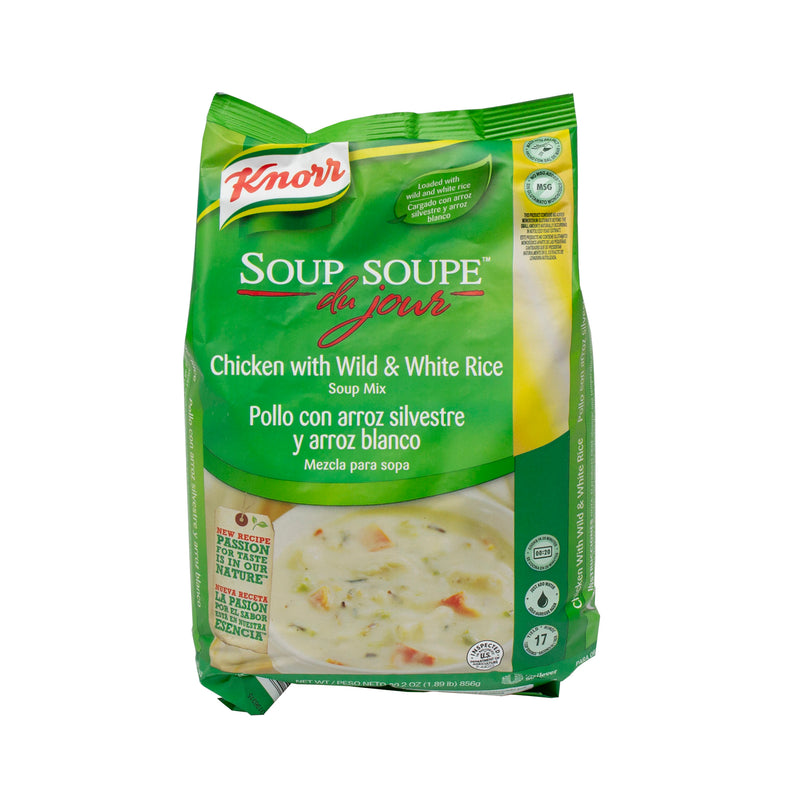 Knorr Soup Du Jour Mix Chicken With Wild Andwhite Rice 30.2 Ounce Size - 4 Per Case.