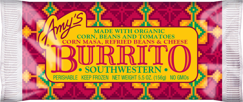 Southwestern Burrito 5.5 Ounce Size - 12 Per Case.