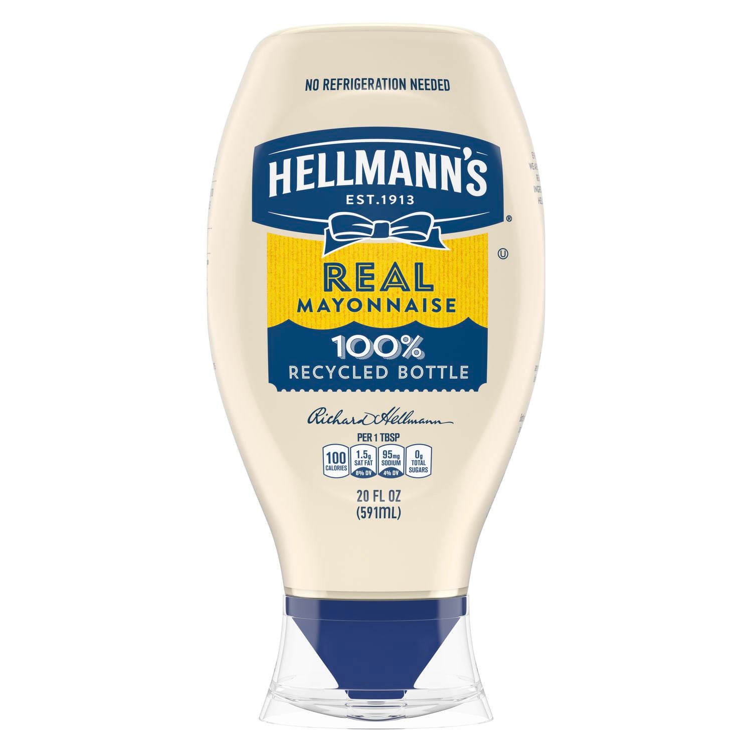 Hellmann's Spread Real Mayonnaisemade With Cage Free Eggs 20 Fluid Ounce - 12 Per Case.