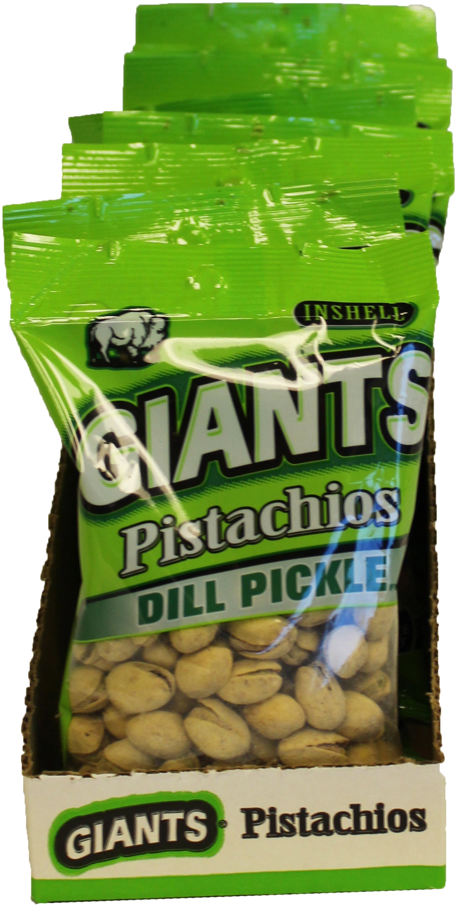 Giant Snack Inc Giants Pistachios Dill Pickle 4.5 Ounce Size - 8 Per Case.