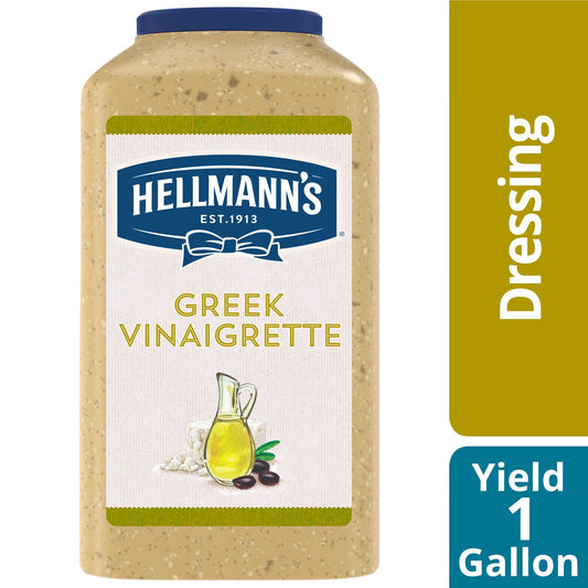 Hellmann's Dressingscondiments Greek Vinaigrette Jug Ga 1 Gallon - 4 Per Case.