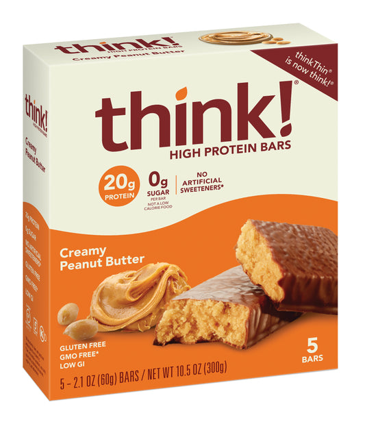 High Protein Bars Creamy Peanut Butter 10.5 Ounce Size - 24 Per Case.