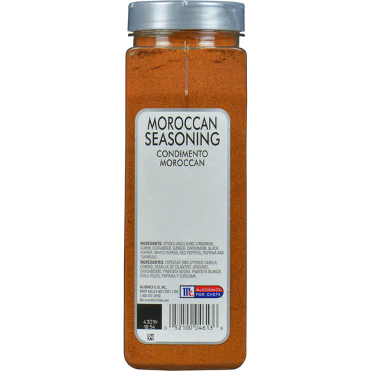 Mccormick Culinary Moroccan Seasoning Blend 16 Ounce Size - 6 Per Case.