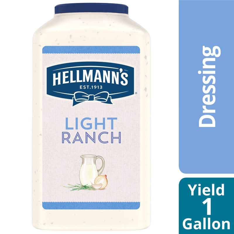 Hellmann's Dressingscondiments Light Ranchjug Ga 1 Gallon - 4 Per Case.