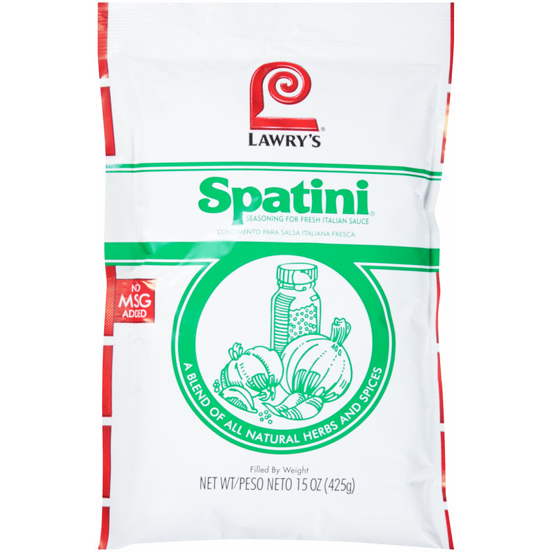 Lawry's Spatini Spaghetti Sauce 15 Ounce Size - 6 Per Case.