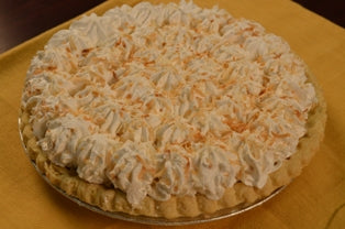 Pie Coconut Creme 10" No Sugar Added 43 Ounce Size - 4 Per Case.