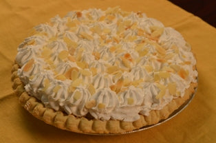 Pie 10" Banana Cream No Sugar Added 43 Ounce Size - 4 Per Case.