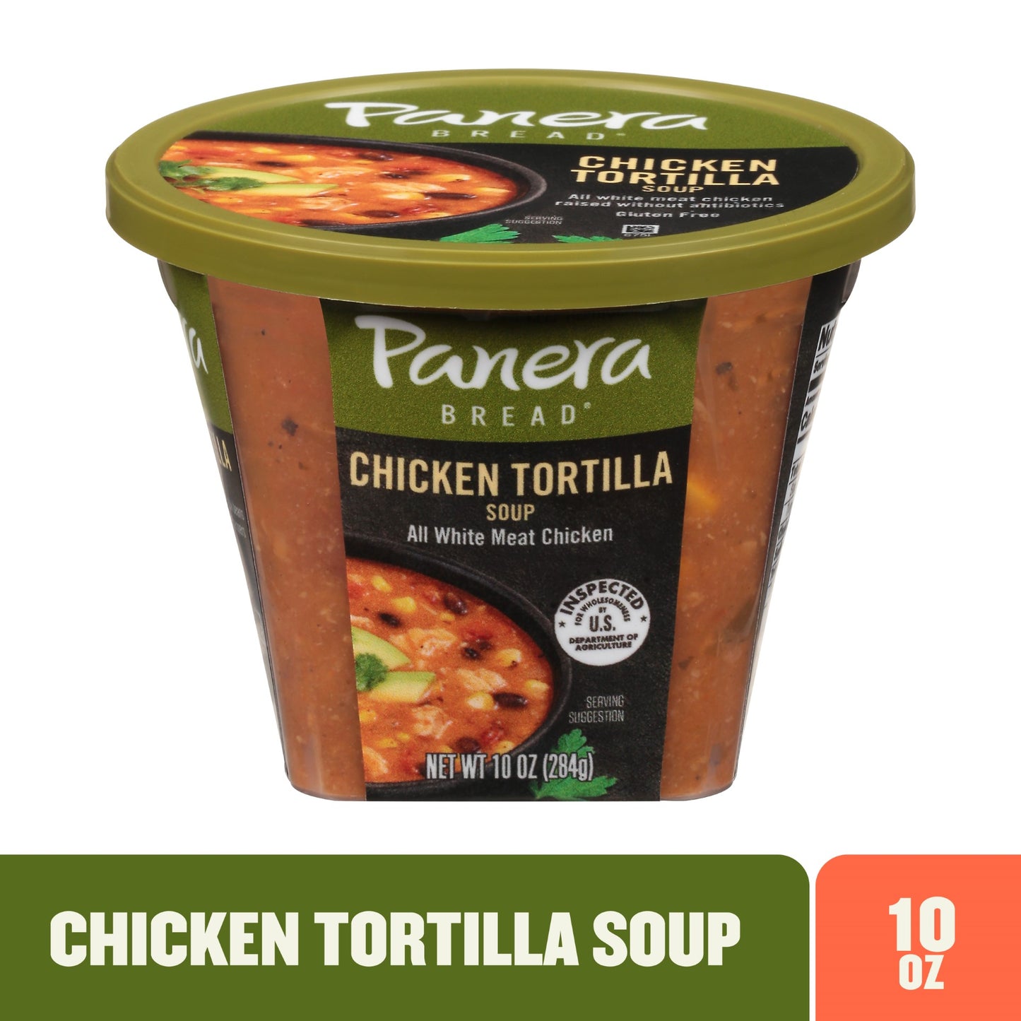 Panera Bread Chicken Tortilla Soup 10 Ounce Size - 8 Per Case.