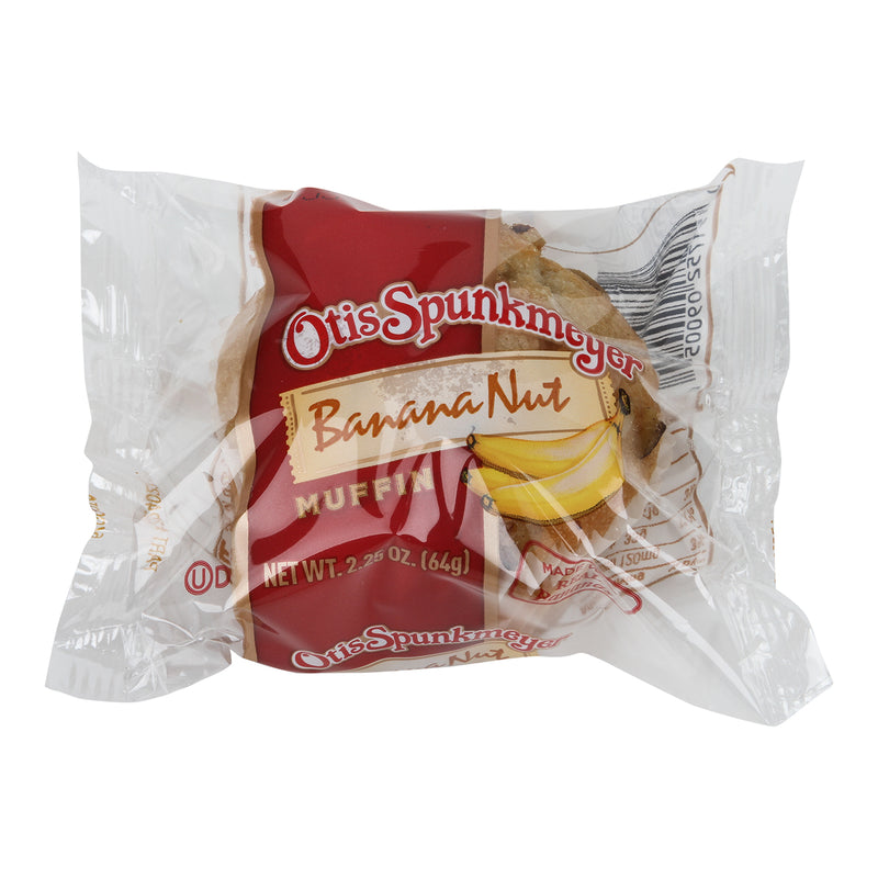 Muffin Banana Nut Individually Wrapped Tray Bulk Pack 2.25 Ounce Size - 96 Per Case.