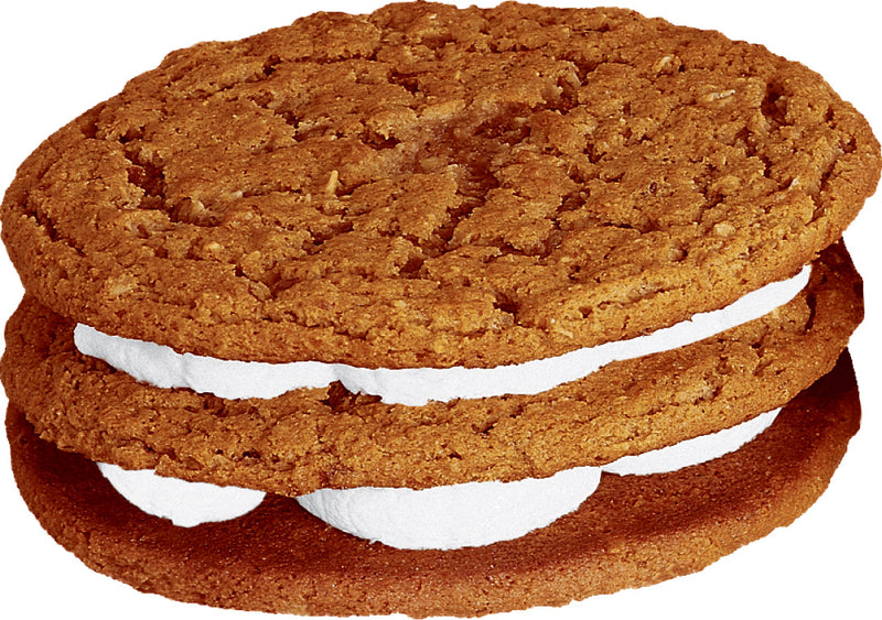 Fieldstone Bakery Little Debbie Vending Double Decker Oatmeal Creme Pie 1 Each - 54 Per Case.