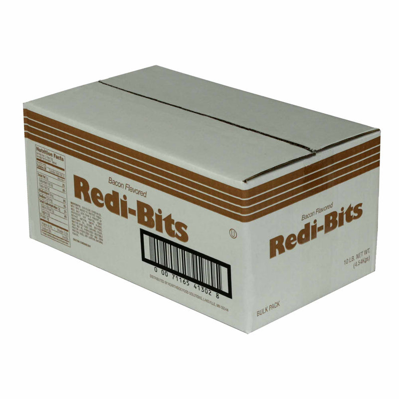 Redi Bits Imitation Bacon Bits 10 Pound Each - 1 Per Case.