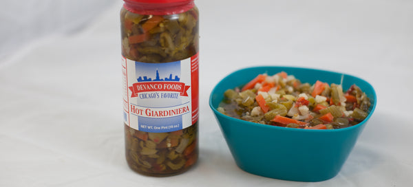 Devanco Giardiniera Hot Jars 1 Each - 12 Per Case.