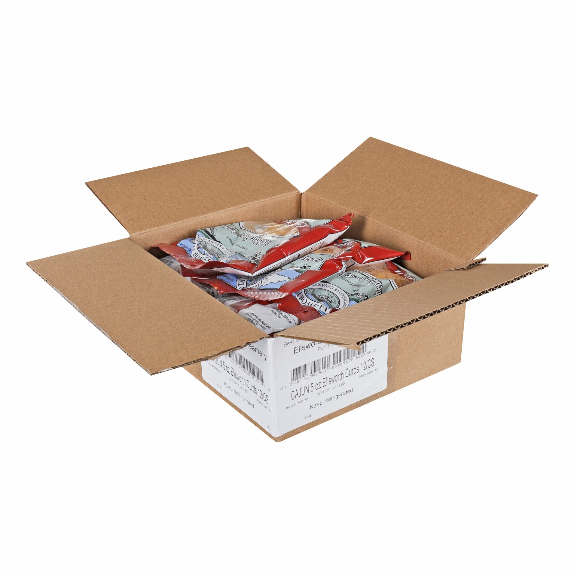 Ellsworth Natural White Cheddar Cheese Cajunseasoning 5 Ounce Size - 12 Per Case.