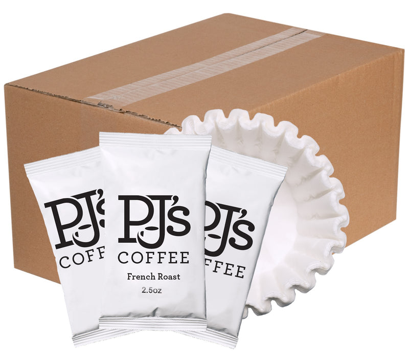 Pj's Coffee Of New Orleans French Roast 2.5 Ounce Size - 36 Per Case.