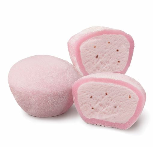 Mymochi Strawberry Mochi Ice Cream 6 Count Packs - 12 Per Case.