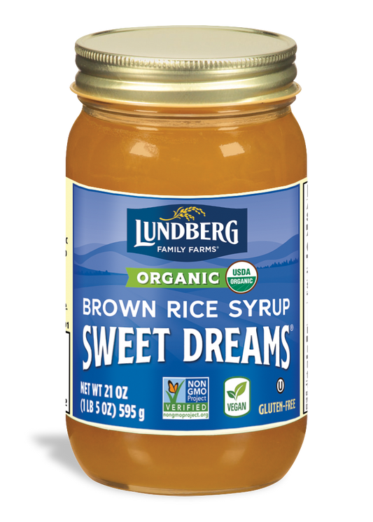 Lundberg Family Farms Brown Rice Syrup Jar Is 21 Ounce Size - 12 Per Case.