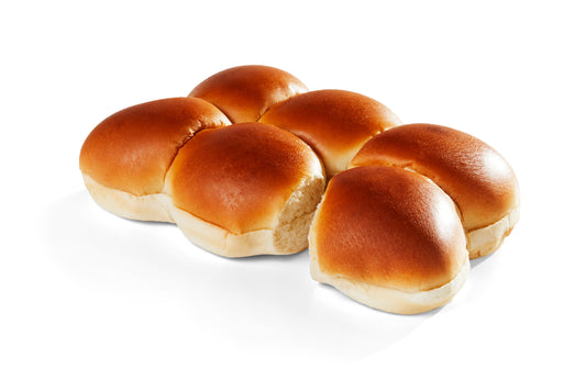 Klosterman 5" White Slider Bun With Shine 144 Each - 1 Per Case.