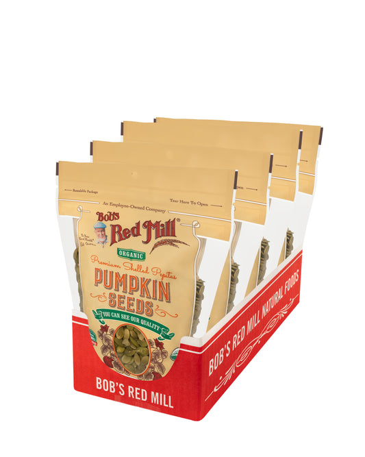 Bob's Red Mill Organic Pumpkin Seeds 12 Ounce Size - 4 Per Case.