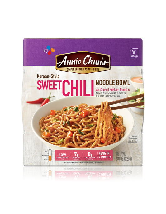 Annie Chun's Sweet Chili Noodle Bowl 8 Ounce Size - 6 Per Case.