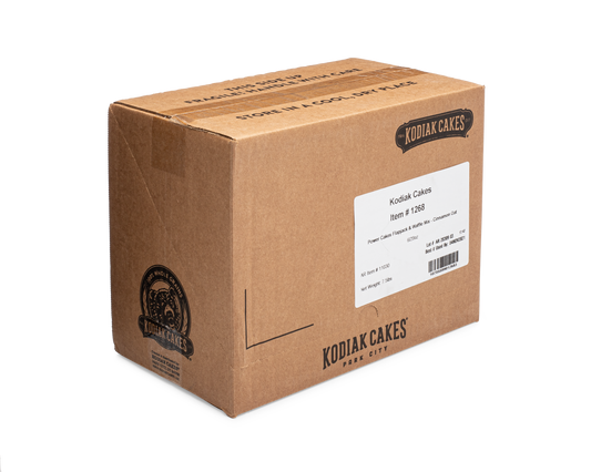 Kodiak Cakes Cinnamon Oat Flapjack Power Cakes 20 Ounce Size - 6 Per Case.