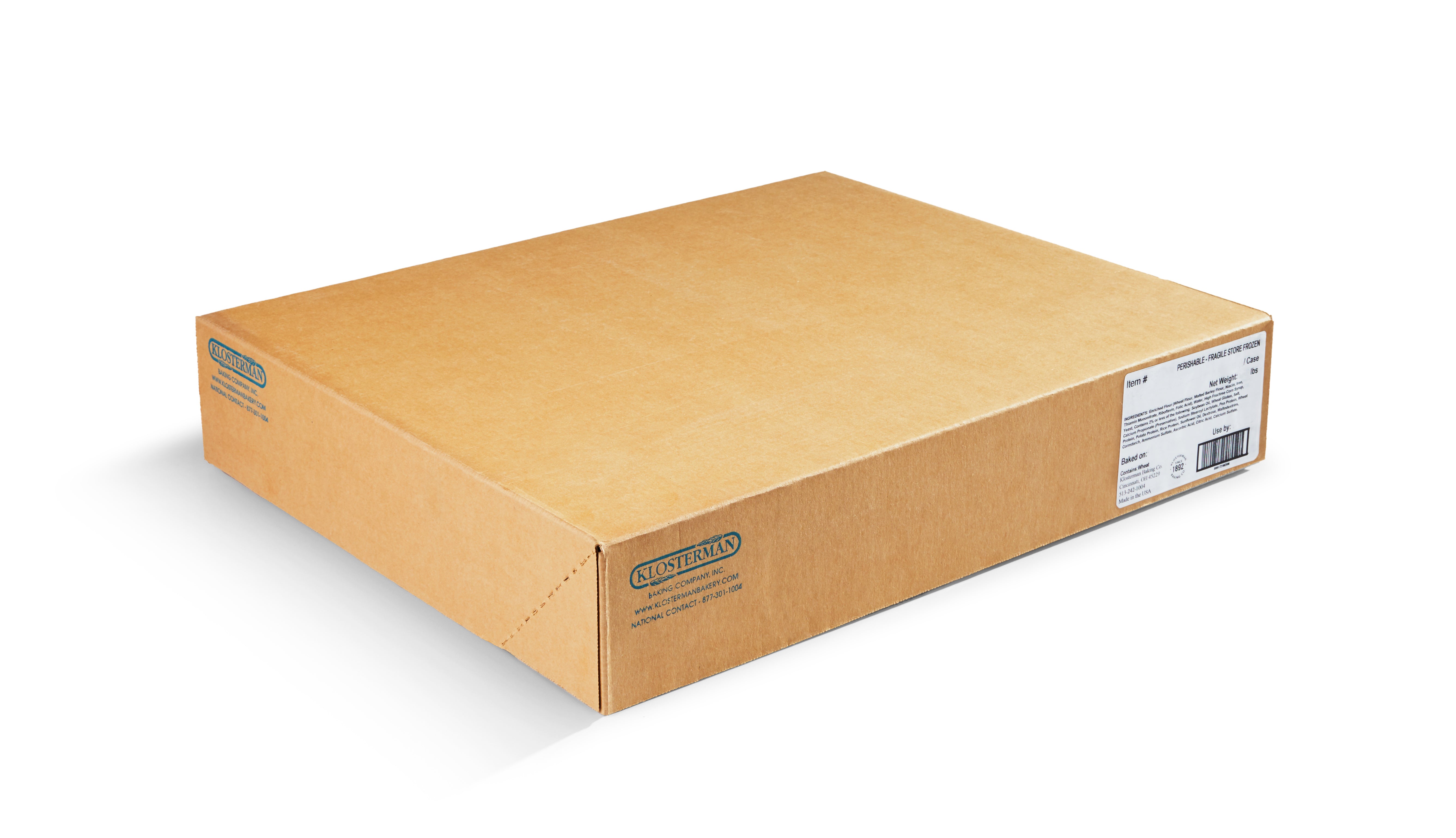 Klosterman Premium Crostini Pre Sliced Bread 2 Pound Each - 6 Per Case.