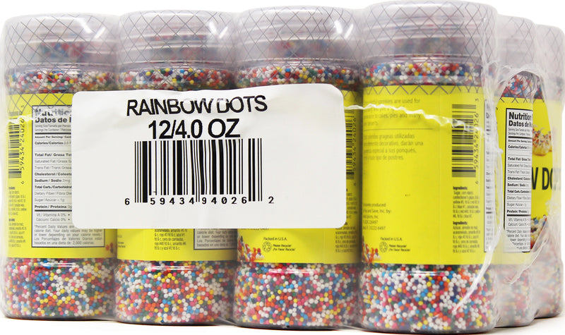 Lowes Nonpareils 4 Ounce Size - 12 Per Case.