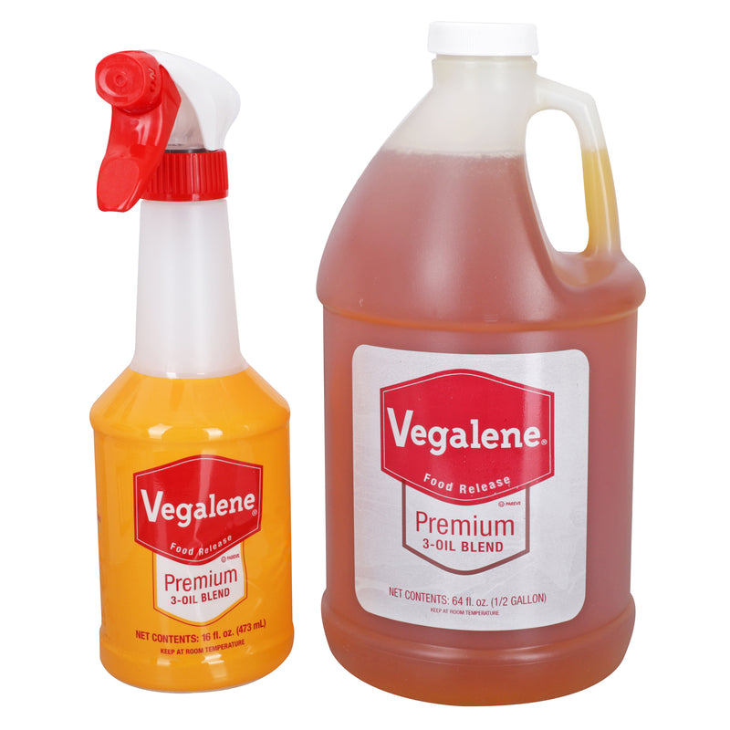 Vegalene Premium Oil Blend Food Release Panspray Wsprayer 0.5 Gallon - 4 Per Case.