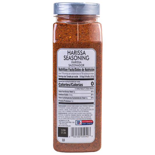 Mccormick Harissa Seasoning 19.5 Ounce Size - 6 Per Case.