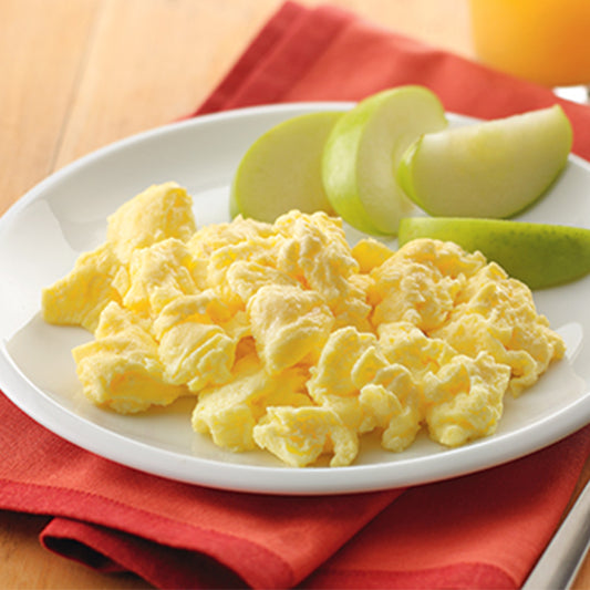 Papetti's® Frozen Liquid Traditional Scrambled Egg Mix Cartons 5 Pound Each - 6 Per Case.