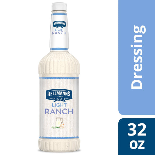 Hellmann's Dressingspreads Dressing Light Ranch Sbb 32 Fluid Ounce - 6 Per Case.