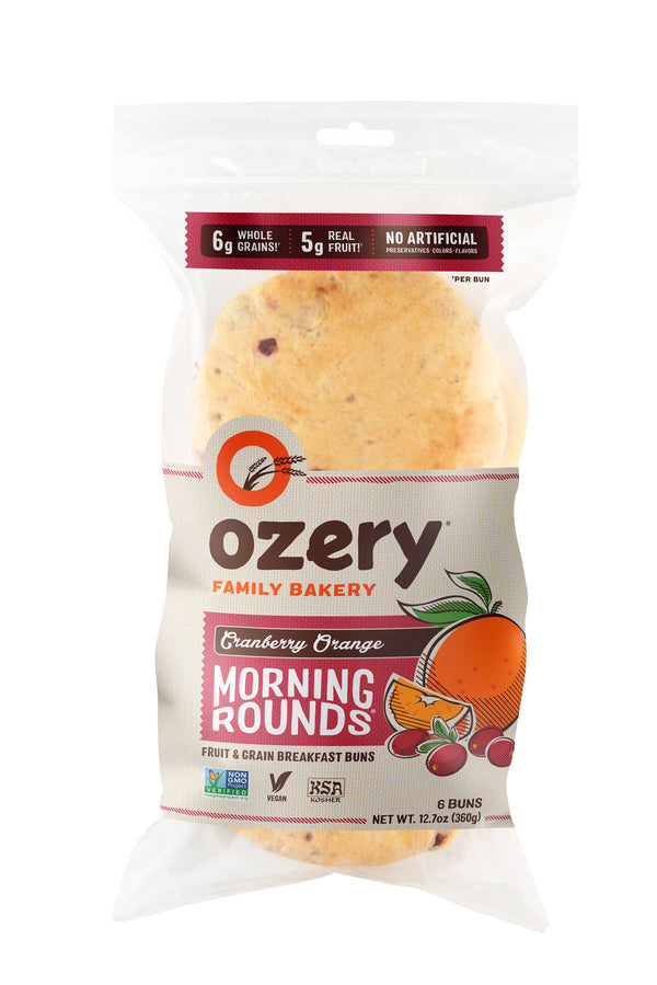 Ozery Bakery Cranberry Orange Morning Rounds 12.7 Ounce Size - 6 Per Case.