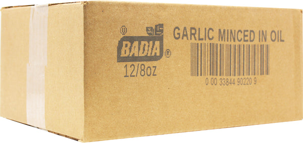 Badia Garlic Minced In Oil 8 Ounce Size - 12 Per Case.