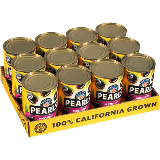 Olives Medium Pitted 6 Ounce Size - 12 Per Case.