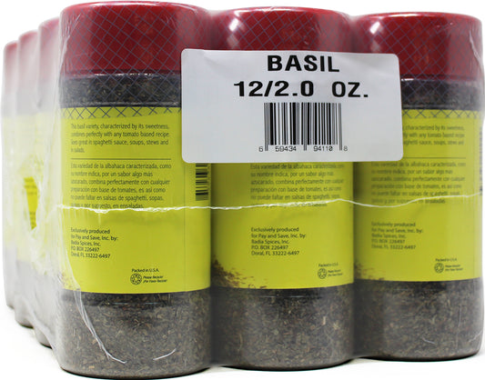 Lowes Basil Sweet 2 Ounce Size - 12 Per Case.