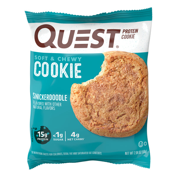 Protein Cookie Snickerdoodle 2.04 Ounce Size - 72 Per Case.