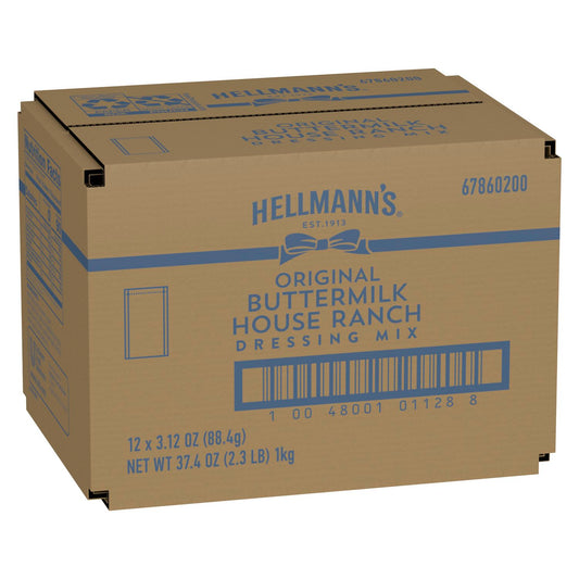 Hellmann's Spread Buttermilk Dry Mix 3.12 Ounce Size - 12 Per Case.