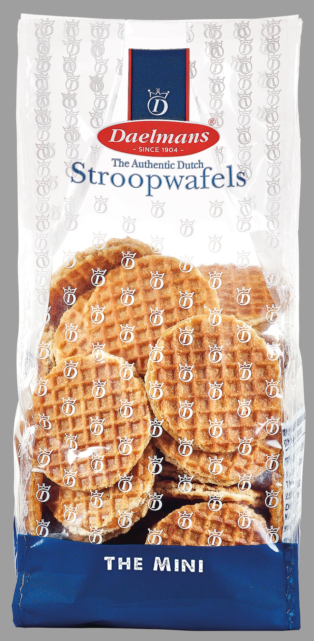 Daelmans Caramel Mini Stroopwafel 10.58 Ounce Size - 10 Per Case.