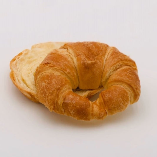 Gold Standard Baking Round Sliced Butter Croissant 64 Count Packs - 1 Per Case.