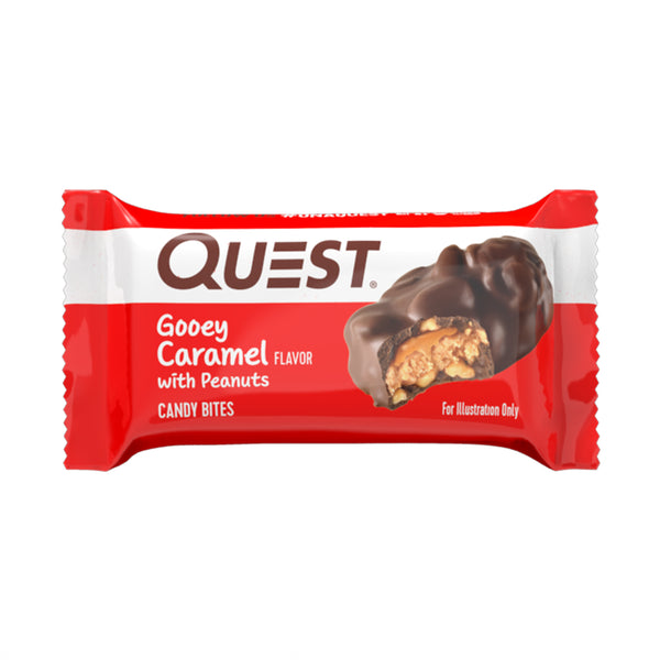 Quest Bar Gooey Caramel Candy Bar 1.84 Ounce Size - 144 Per Case.