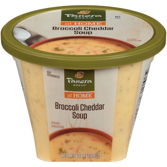 Panera Bread Broccoli Cheddar Soup 10 Ounce Size - 8 Per Case.