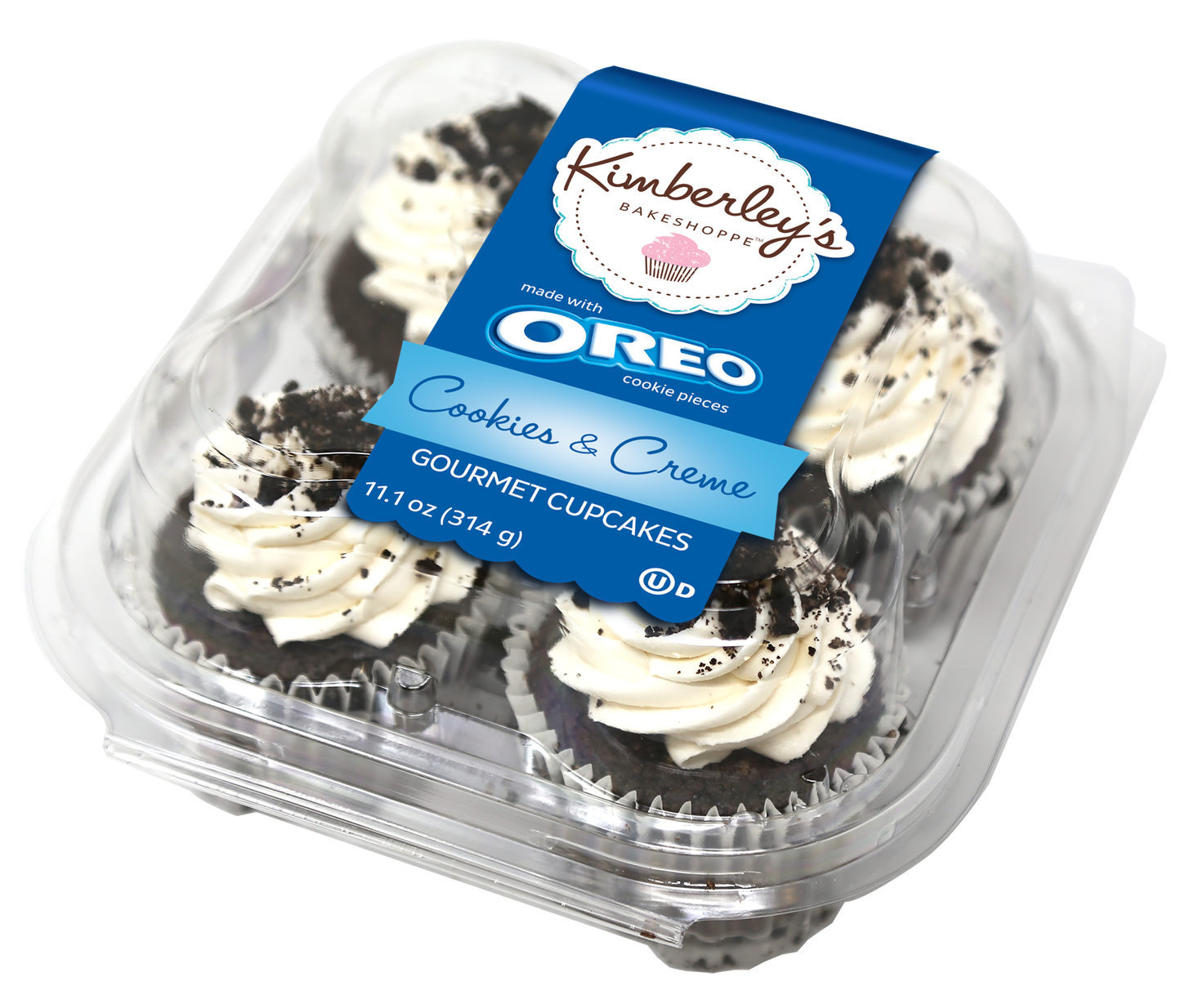 Kb Oreo Gourmet Cupcakes 11.1 Ounce Size - 12 Per Case.